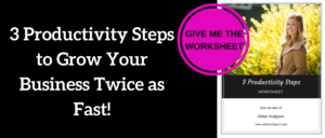 LM_ (V1)3 Productivity Tips to Grow Your Business Twice as Fast!